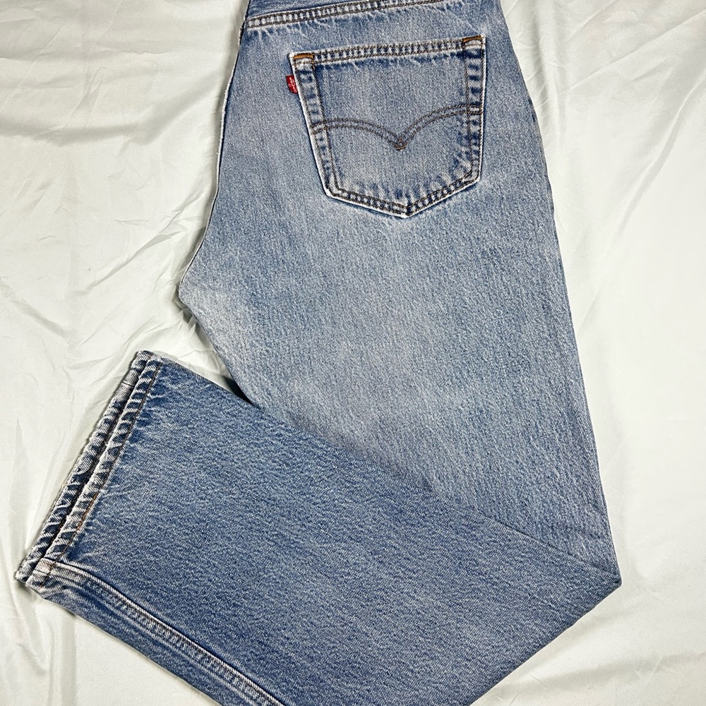 Levis 501 XX  Vintage Jean Mens 36X32  Blue/extra Strong -Made in USA/button Fly